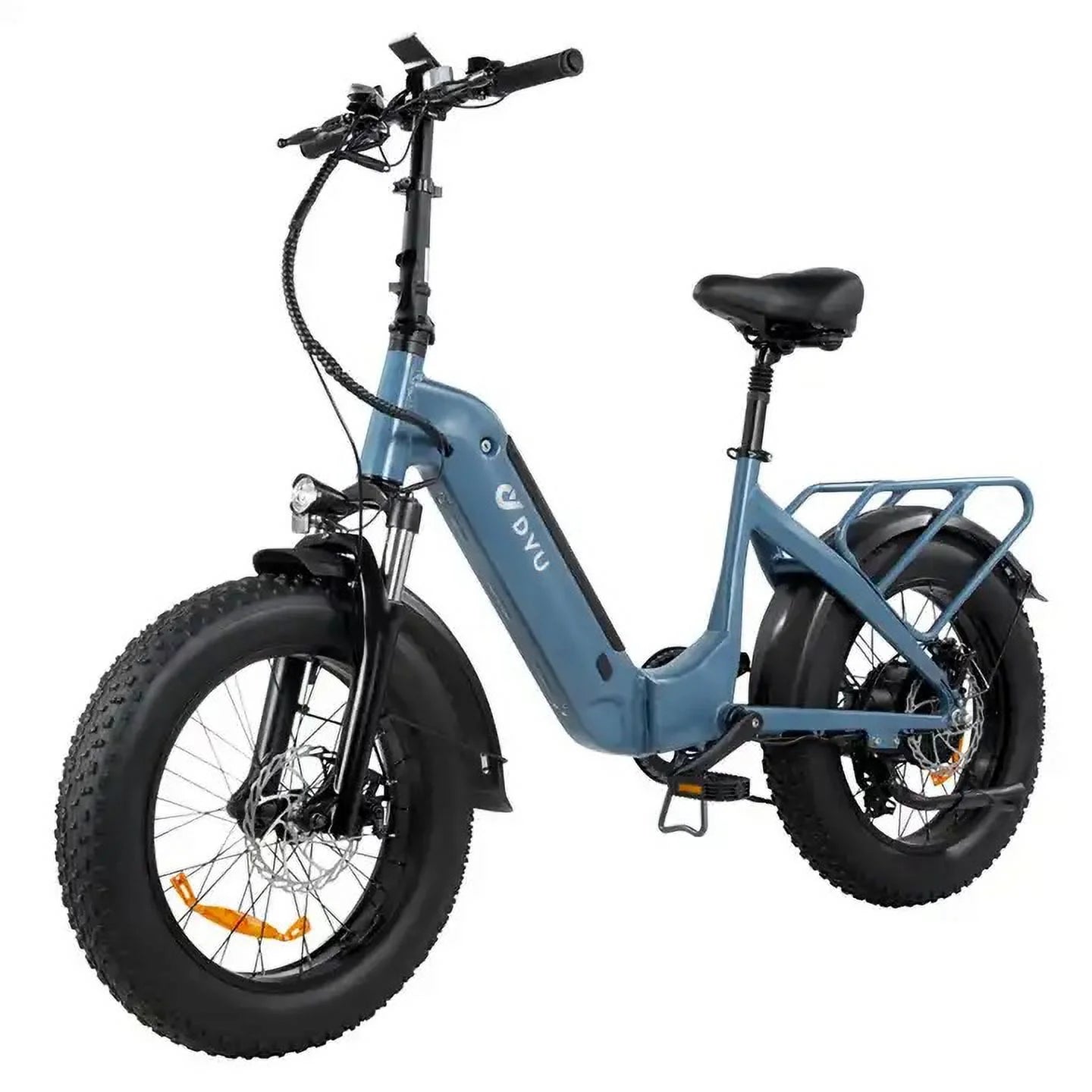 Fat Tire Electric Bike for Adults, Step through Foldable Bikes with Lithium Battery 48Volts 14Ah, 750W Ebike Aluminum Alloy Frame 20 Inch Fat Tire