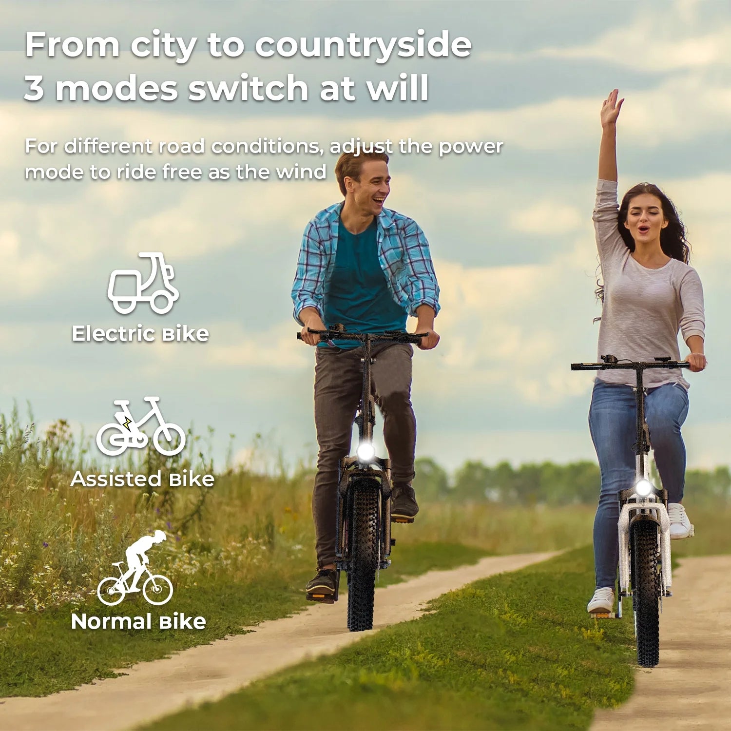 Electric Bike for Adults, 750W Motor 48V 20Ah Removable Battery Folding Ebike, Full Suspensions Mountain Bicycle UL2849