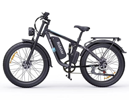 Ridstar-Electric Mountain Bike, Comfortable Aluminum Alloy Frame, 48V 23Ah, Smart Electronic Lithium Battery, MTB, 2000W, New